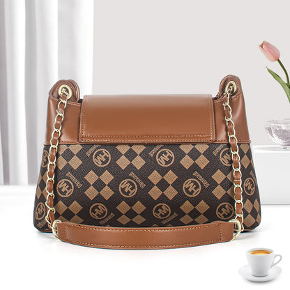 VLOVELAW 2025 Printed chain niche bag women's bag popular new mother bag versatile messenger bag women's Popular trade shoulder messenger bag