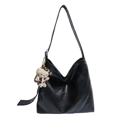 VLOVELAW 2025 Retro bag women's large capacity popular new casual versatile shoulder messenger bag niche work commuter tote bag