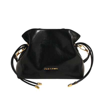 VLOVELAW 2025 Bag Korean high-end versatile bucket bag popular new fashionable solid color shoulder bag women's simple messenger bag