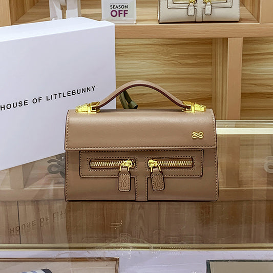 VLOVELAW Spring New Special-Interest Design High-Grade Portable Small Square Bag Retro and Fashion All-Matching One-Shoulder Crossboby Bag