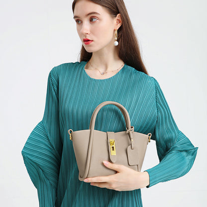 VLOVELAW 2025 This year's popular vegetable basket bag 2022 new leather women's bag bucket bag women's summer women's handbag messenger
