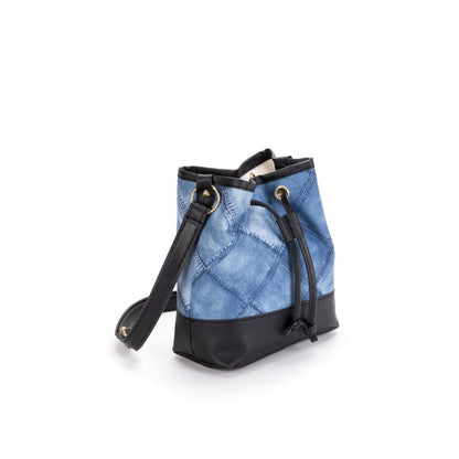 vlovelaw Guangzhou Women's Bag Wholesale Bags  Spring New Denim Seasoning Bag Printed Bucket Bag Ins Messenger Bag