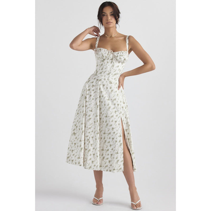 VLOVELAW Hot Summer  Foreign Trade Commuting Elegant Solid Color Fashion High-End Sling Dress Skirt for Women