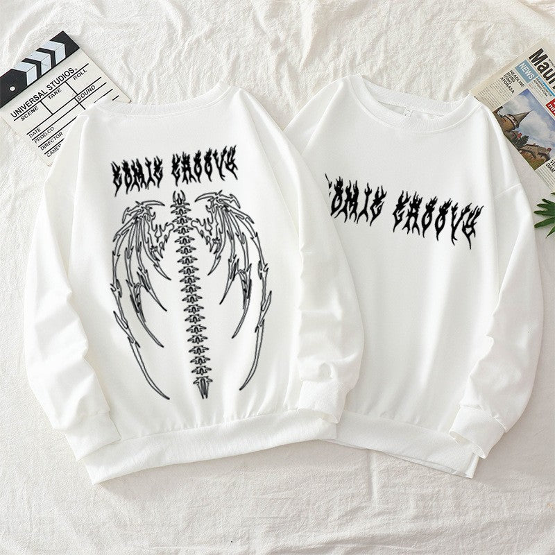 VLOVELAW  2025 dark style sweatshirt women's hoodie goth couple hip hop Harajuku large size women's top