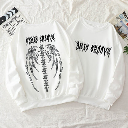 VLOVELAW  2025 dark style sweatshirt women's hoodie goth couple hip hop Harajuku large size women's top