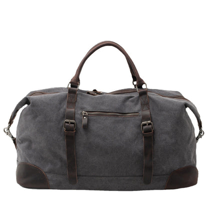 VLOVELAW 2025 Muchuan cloth bag large capacity canvas handbag messenger men's bag luggage bag mad horse leather travel bag household leisure simple