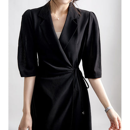 2025 Triacetic acid suit dress, high-end design sense, niche sweet and spicy style  women's clothing, new spring skirt, summer