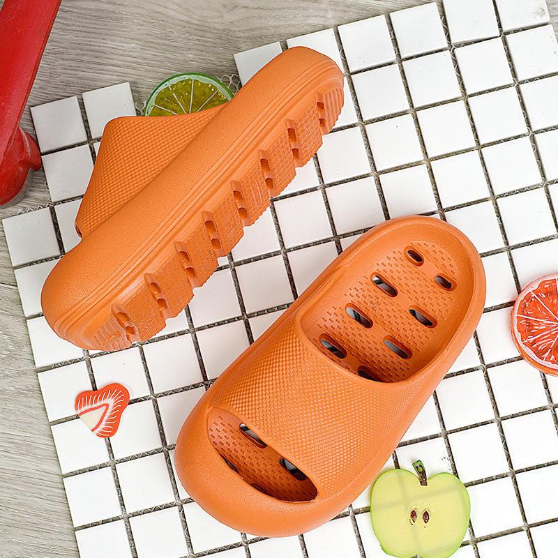 VLOVELAW Children's Slippers Summer Parent-Child Soft Bottom Non-Slip Bathroom Bath Cartoon Boys and Girls Outdoor Wear Beach Thick Bottom Non-Stinky Feet