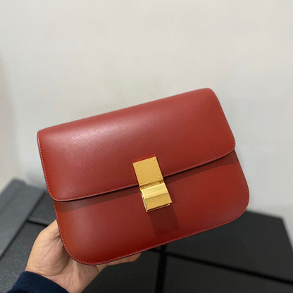 VLOVELAW 2025 popular new fashion cowhide tofu bag leather box bag simple retro small square bag shoulder messenger flight attendant bag