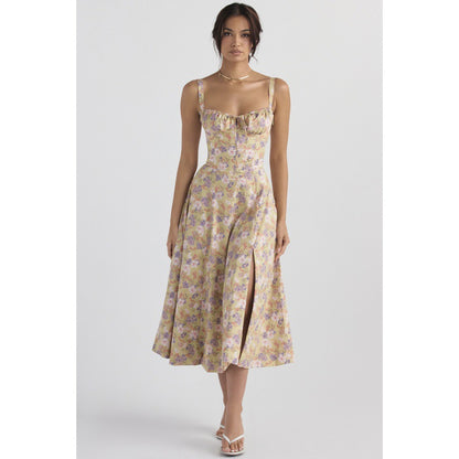 VLOVELAW Hot Summer  Foreign Trade Commuting Elegant Solid Color Fashion High-End Sling Dress Skirt for Women