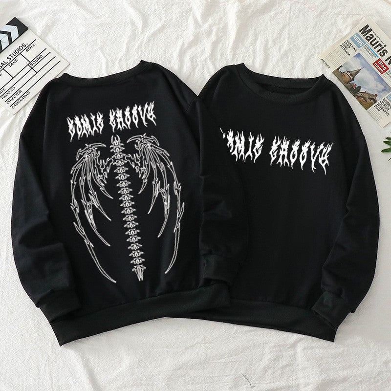 VLOVELAW  2025 dark style sweatshirt women's hoodie goth couple hip hop Harajuku large size women's top