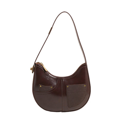 VLOVELAW 2025 High-end niche design bag women's popular new trendy versatile messenger bag fashionable one-shoulder underarm dumpling bag