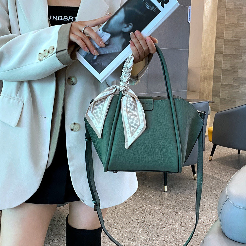 Shell bag New leather mother and child bag first layer TOGO cowhide shoulder handbag fashion women's bag messenger bag 5561