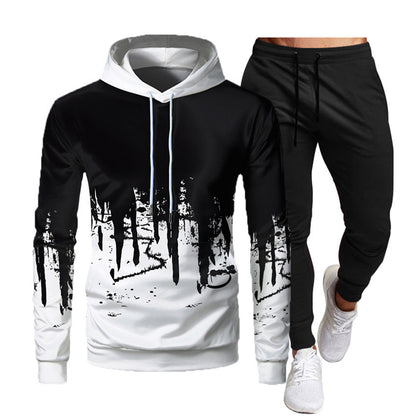 VLOVELAW  2025 new hoodie men's sports, sweater men's light plate hoodie casual sweater set
