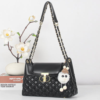 VLOVELAW 2025 Printed chain niche bag women's bag popular new mother bag versatile messenger bag women's Popular trade shoulder messenger bag
