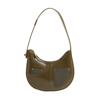 VLOVELAW 2025 High-end niche design bag women's popular new trendy versatile messenger bag fashionable one-shoulder underarm dumpling bag