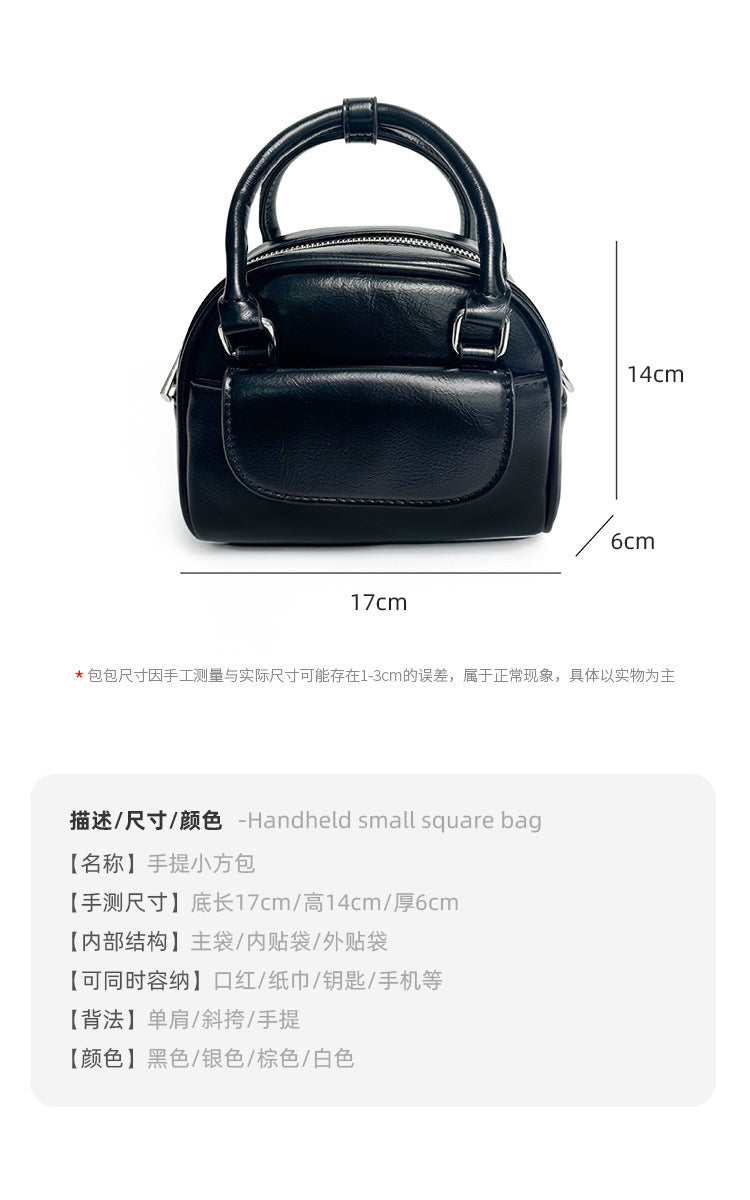 VLOVELAW New Bags Women's South Korea Niche Design Women Bags Small Square Bag High Sense Versatile Handheld Shoulder Messenger Bag
