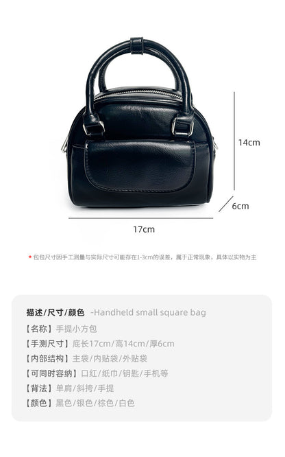 VLOVELAW New Bags Women's South Korea Niche Design Women Bags Small Square Bag High Sense Versatile Handheld Shoulder Messenger Bag