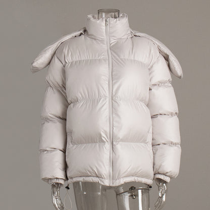 KKBOXLY Cross-border bread clothes women's 2025 style New winter new warm versatile loose cotton-padded jacket thickened jacket cotton-padded jacket
