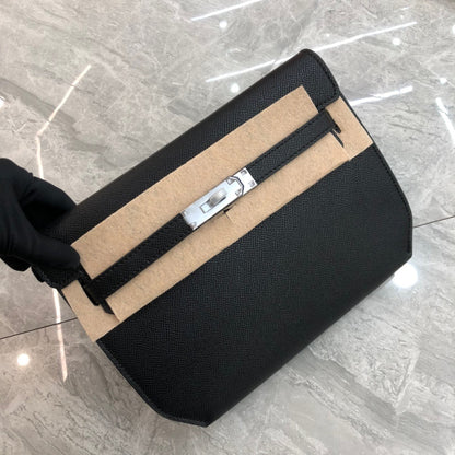VLOVELAW 2025 New fashion retro underarm shoulder bag genuine leather palm pattern cowhide Kai bag underarm street trend messenger bag