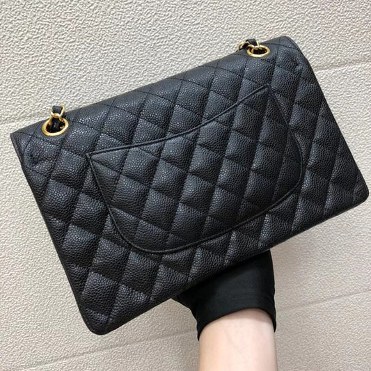 VLOVELAW High Version Classic Style 19bag Leather CF Women's Bag Mini Caviar Cowhide Chain Bag Sheepskin Square Fat Bag