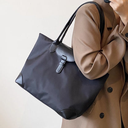 VLOVELAW Wholesale Large Capacity Bag for Women  New Fashion Nylon Canvas Reticule Mummy Commuter Shoulder Tote Bag