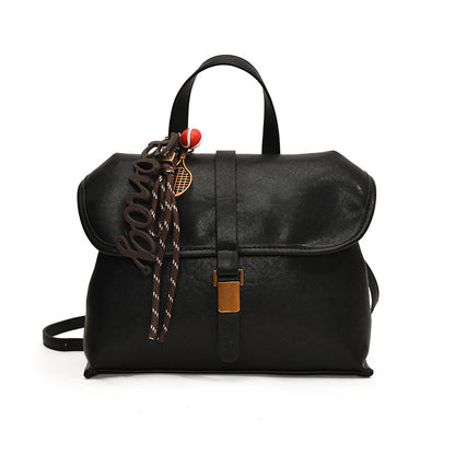 VLOVELAW 2025 Hand carry fashion briefcase women's Korean version ins trendy versatile shoulder bag popular new niche high-end messenger bag