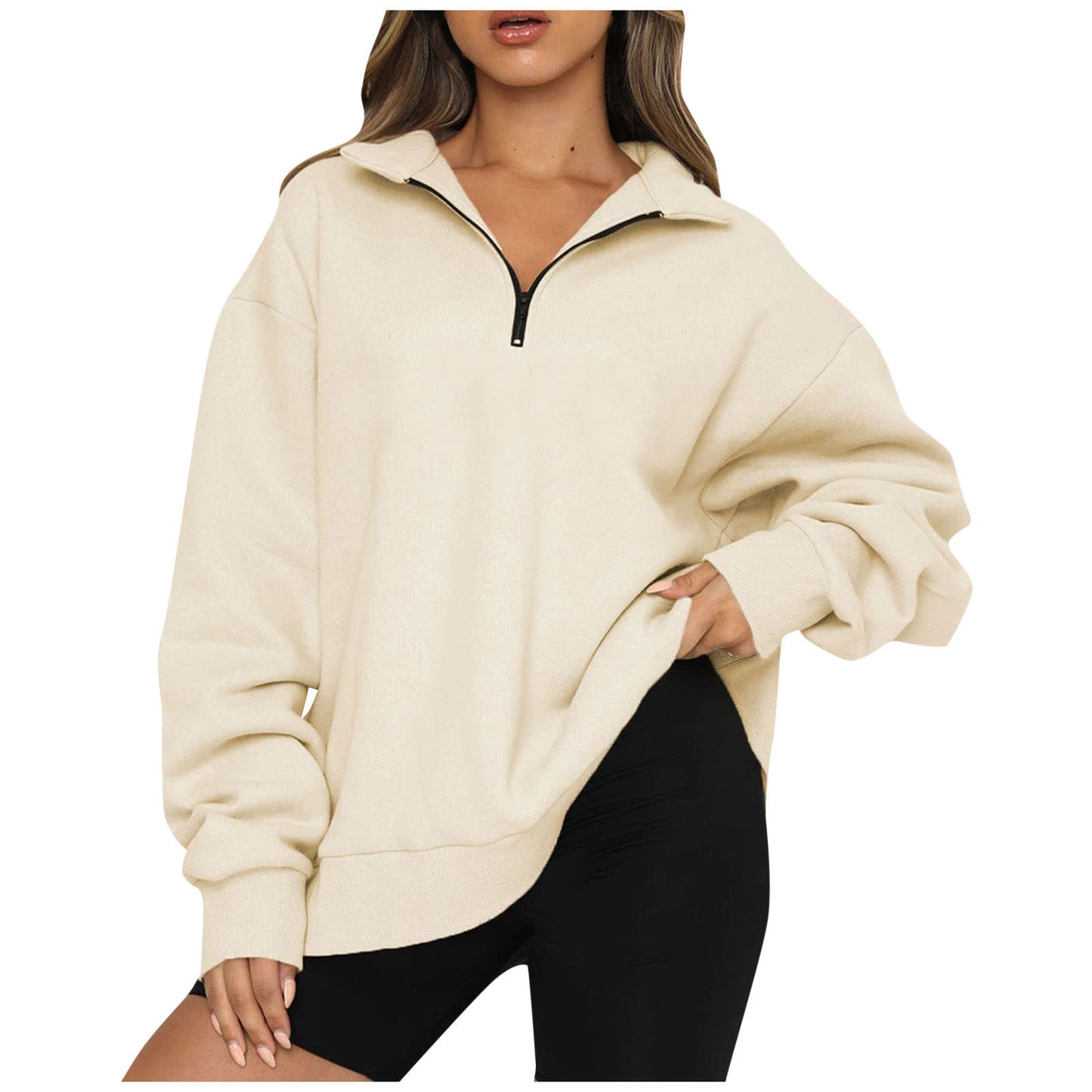 VLOVELAW  Winter  Hot Trade 2025 Women's Clothing New Popular Sweater Fleece Top Loose Pockless Sweater