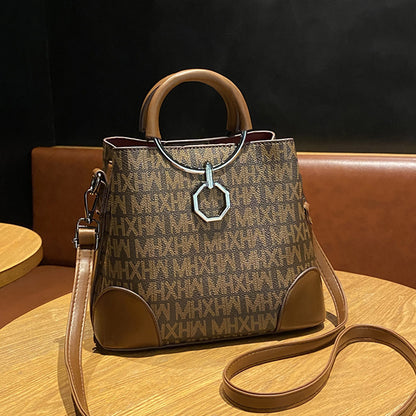 VLOVELAW 2025 Bag Women's popular New Fashion Bucket Bag Textured Handbag Women's Large Capacity One Shoulder Oblique Span Bag Women's Wholesale
