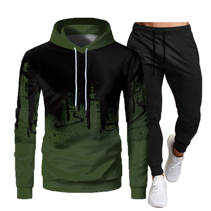 VLOVELAW  2025 new hoodie men's sports, sweater men's light plate hoodie casual sweater set