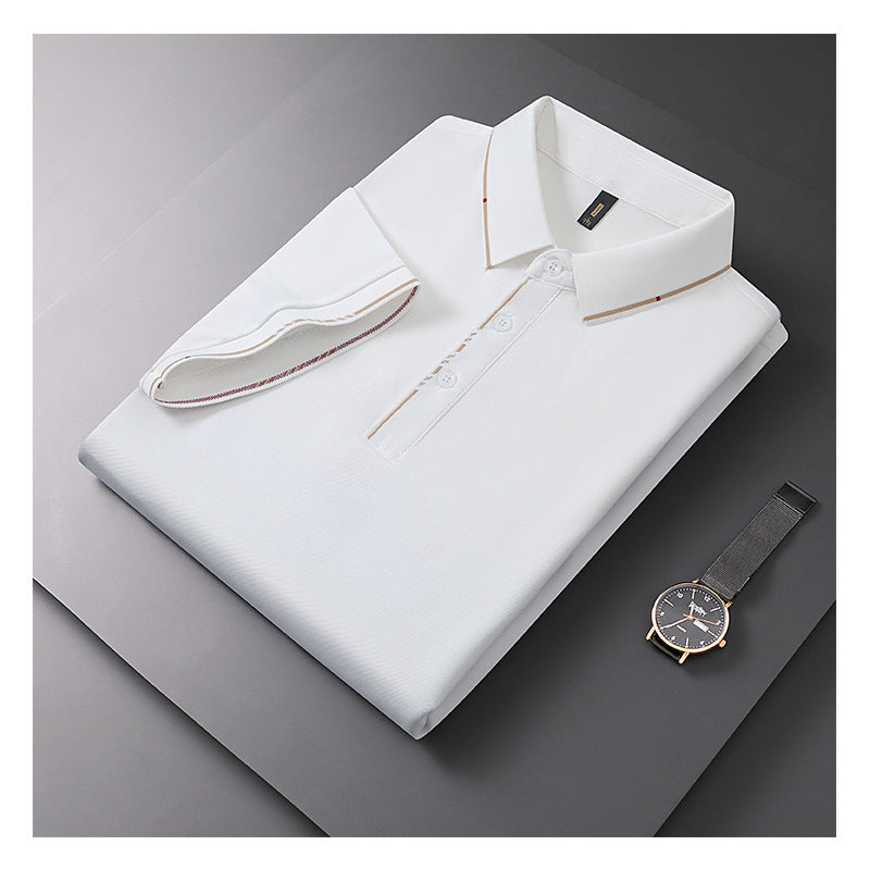 VLOVELAW 2025 POLO Shirt Summer Men's Lapel Men's Short Sleeve T-Shirt Sports Casual Versatile Breathable Men's Lapel Top