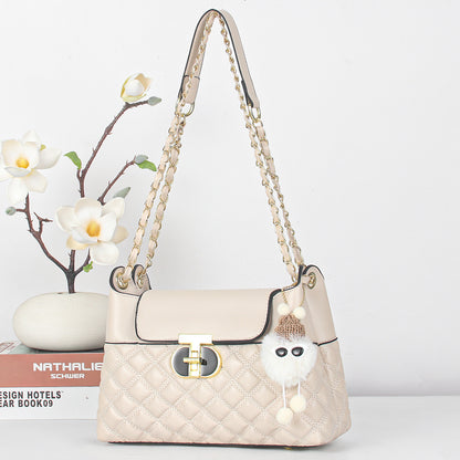 VLOVELAW 2025 Printed chain niche bag women's bag popular new mother bag versatile messenger bag women's Popular trade shoulder messenger bag