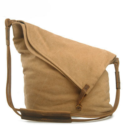 VLOVELAW 2025 Muchuan canvas women's bag shoulder bag messenger bag retro literary cloth bag trendy men's and women's canvas bag commuter