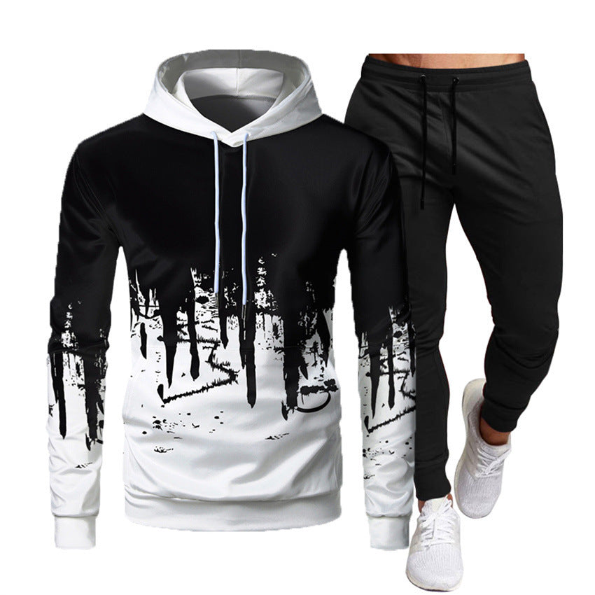 VLOVELAW  2025 new hoodie men's sports, sweater men's light plate hoodie casual sweater set