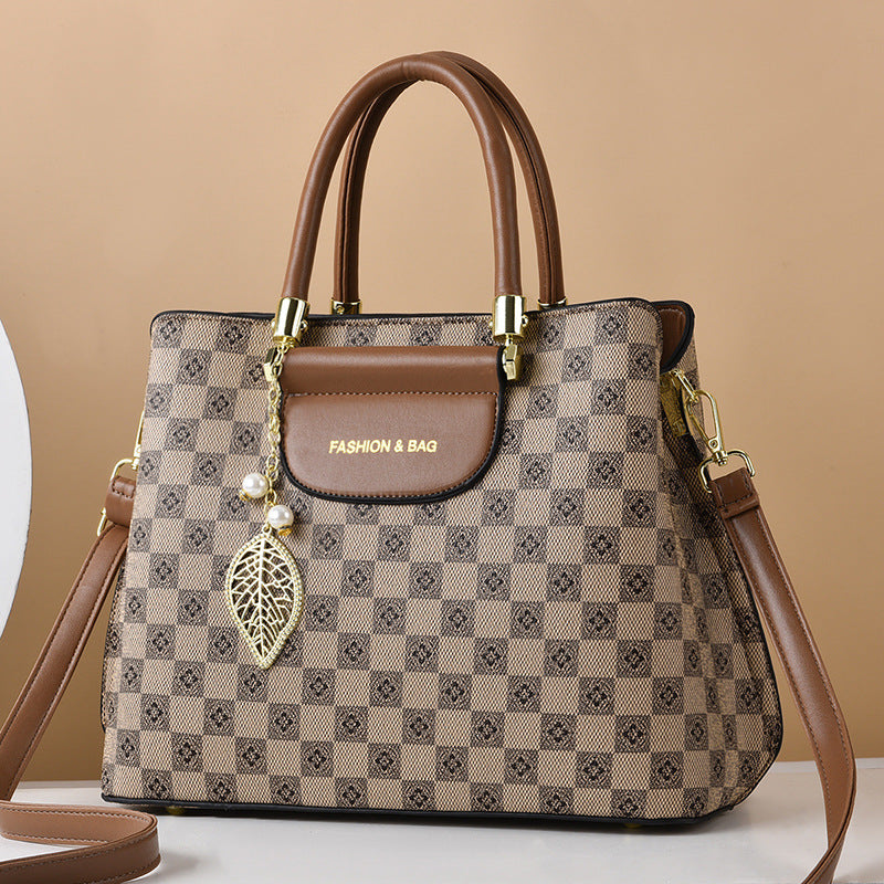 VLOVELAW 2025 Women's bag new popular large-capacity handbag versatile fashion shoulder messenger bag women's bag women's one hair