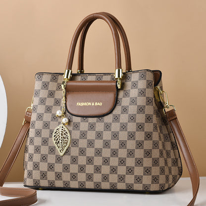 VLOVELAW 2025 Women's bag new popular large-capacity handbag versatile fashion shoulder messenger bag women's bag women's one hair