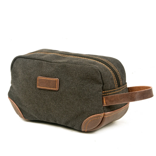 VLOVELAW 2025 2025 casual canvas women's clutch bag business handbag solid color clutch bag storage travel toiletries cosmetic bag