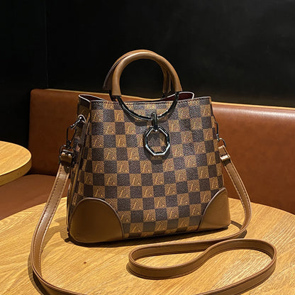 VLOVELAW 2025 Bag Women's popular New Fashion Bucket Bag Textured Handbag Women's Large Capacity One Shoulder Oblique Span Bag Women's Wholesale