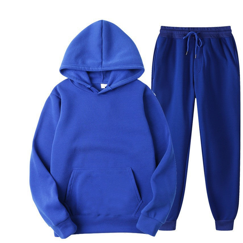 VLOVELAW Spring and Autumn New Men's Sports Two-piece Set Trend Pullover Hooded Sweater Set Sportswear Men's Sports Suit Men's