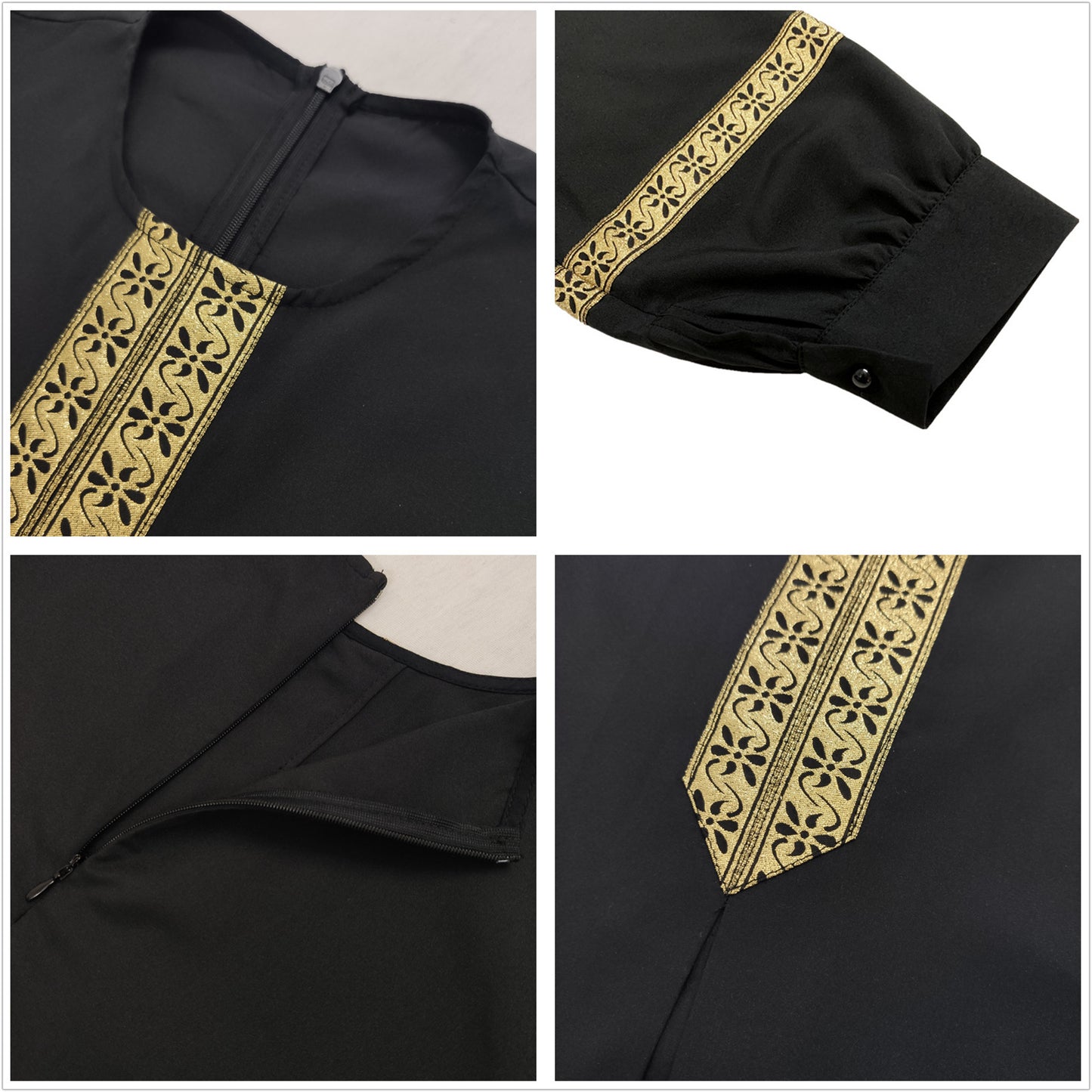 VLOVELAW Cross Border New Wish  Ethnic Style Webbing Loose Long Dress plus Size Dress Women