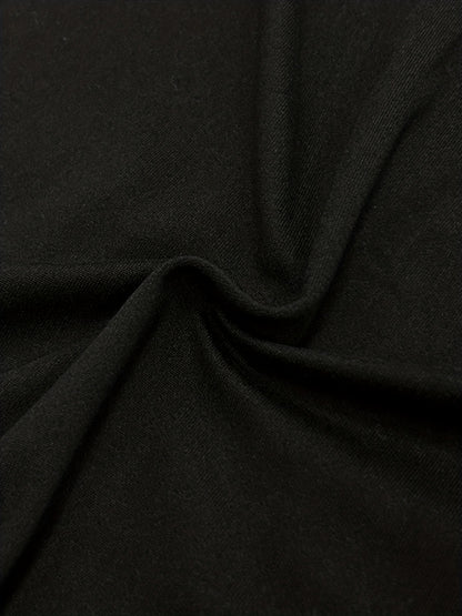 vlovelaw  Solid Pocket Crew Neck Dress, Casual Long Sleeve Dress For Spring & Fall, Women's Clothing