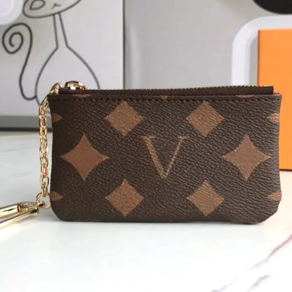 Designer wallet womens purse Compact POCKET ORGANIZER Designer Card Holders Fashion Short Luxury Multiple Wallet Key Coin Card Holder Damier Graphite Canvas PRPU