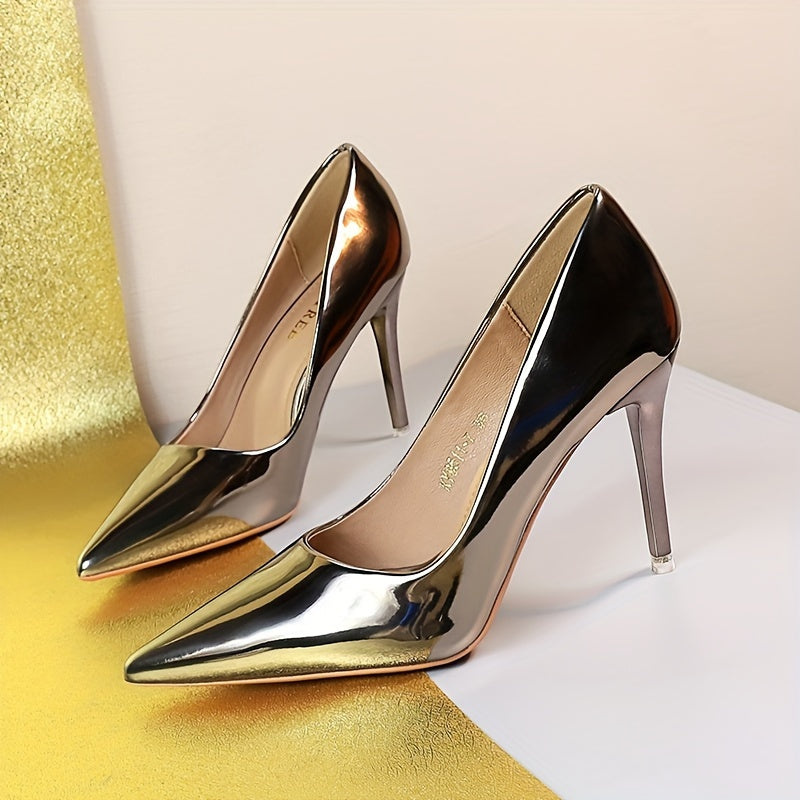 vlovelaw  Women's Fashion High Heels, Stiletto Heels, Pointed Toe, Sexy Nightclub Shoes, Elegant Slim Fit For Party