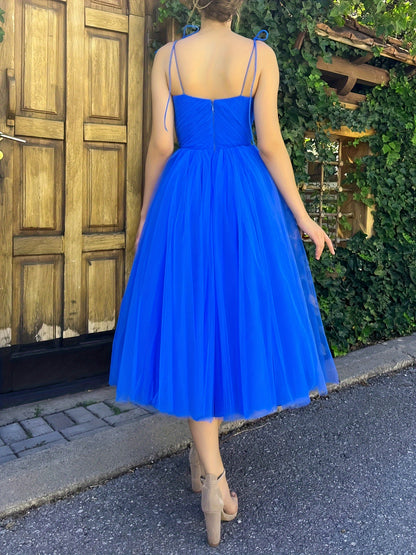 vlovelaw  Plus Size Solid Mesh Cami Bridesmaid Dress, Elegant Ruched Sleeveless Dress For Wedding Party, Women's Plus Size Clothing