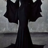 vlovelaw Halloween Floor Length Cosplay Dress, Vintage Asymmetrical Performance Dress, Women's Clothing
