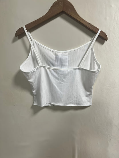 vlovelaw  Lace Up Cami Top, Y2K Sleeveless Crop Top For Spring & Summer, Women's Clothing