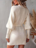 vlovelaw Long Length Solid Knit Cardigan, Casual Open Front Long Sleeve Sweater, Women's Clothing