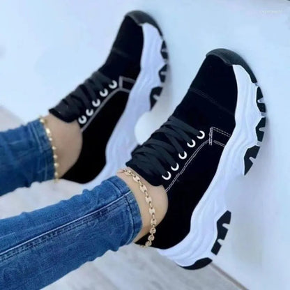 Casual Shoes Red Sneakers Women Woman Tennis Canvas Shoe Female Ladies Sport Platform Sneaker Hollow Out
