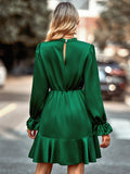 vlovelaw  Solid Long Sleeve Slim Dress, Casual Every Day Dress For Fall & Winter, Women's Clothing