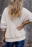 Vlovelaw Teddy Plush Sweater Casual Tops